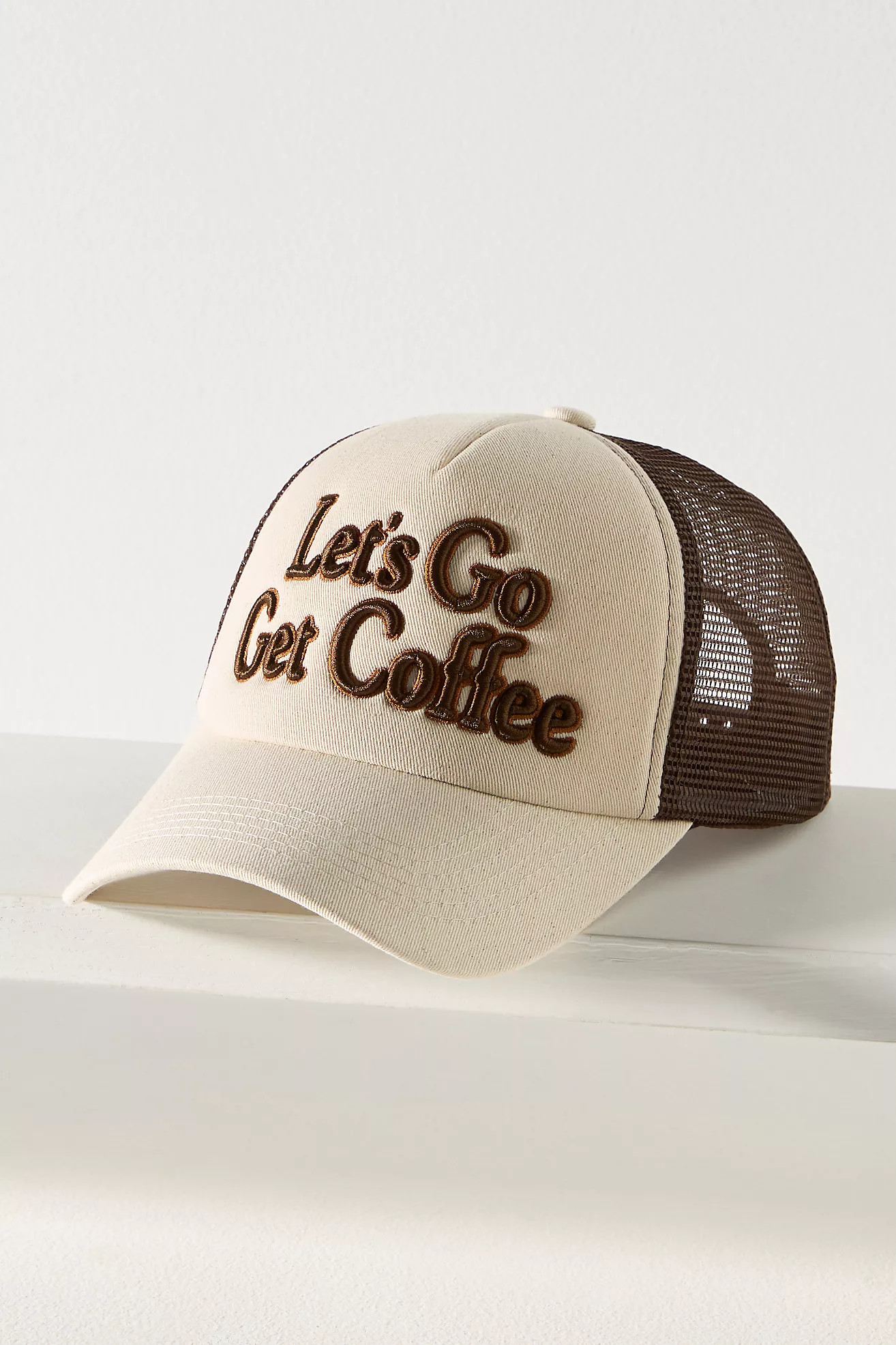 Worn/West Go Get Coffee Trucker Hat | Anthropologie (US)