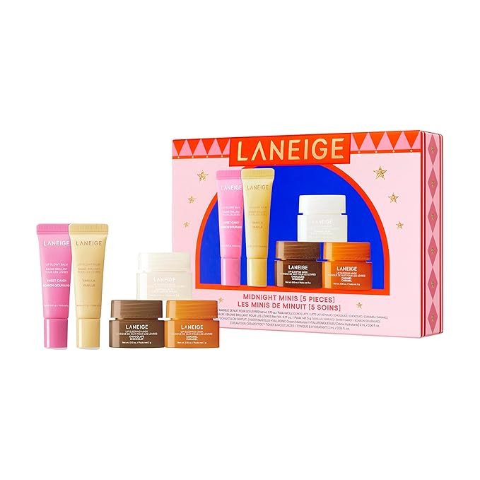 LANEIGE Midnight Minis: Limited-Edition Holiday Lip Care Gift Set for Day & Night Hydration | Amazon (US)