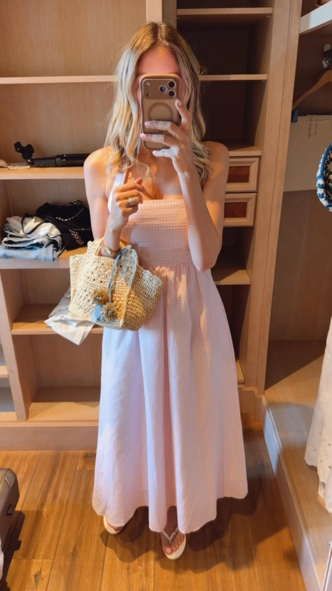 Beautiful and feminine dress. Love the light pink 🩷 runs true to size, I’m wearing size small
Summer outfits 
Summer dresses

#LTKU #LTKSeasonal #LTKootd