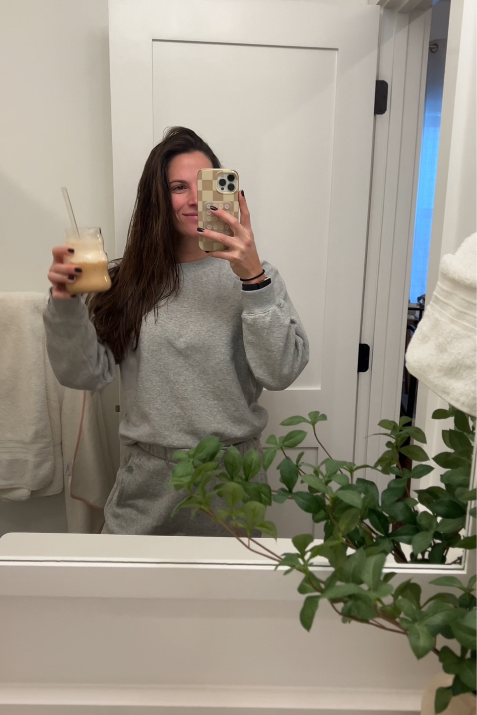 favorite sweat set 
Wearing small in joggers medium in top 

#LTKFitness #LTKActive