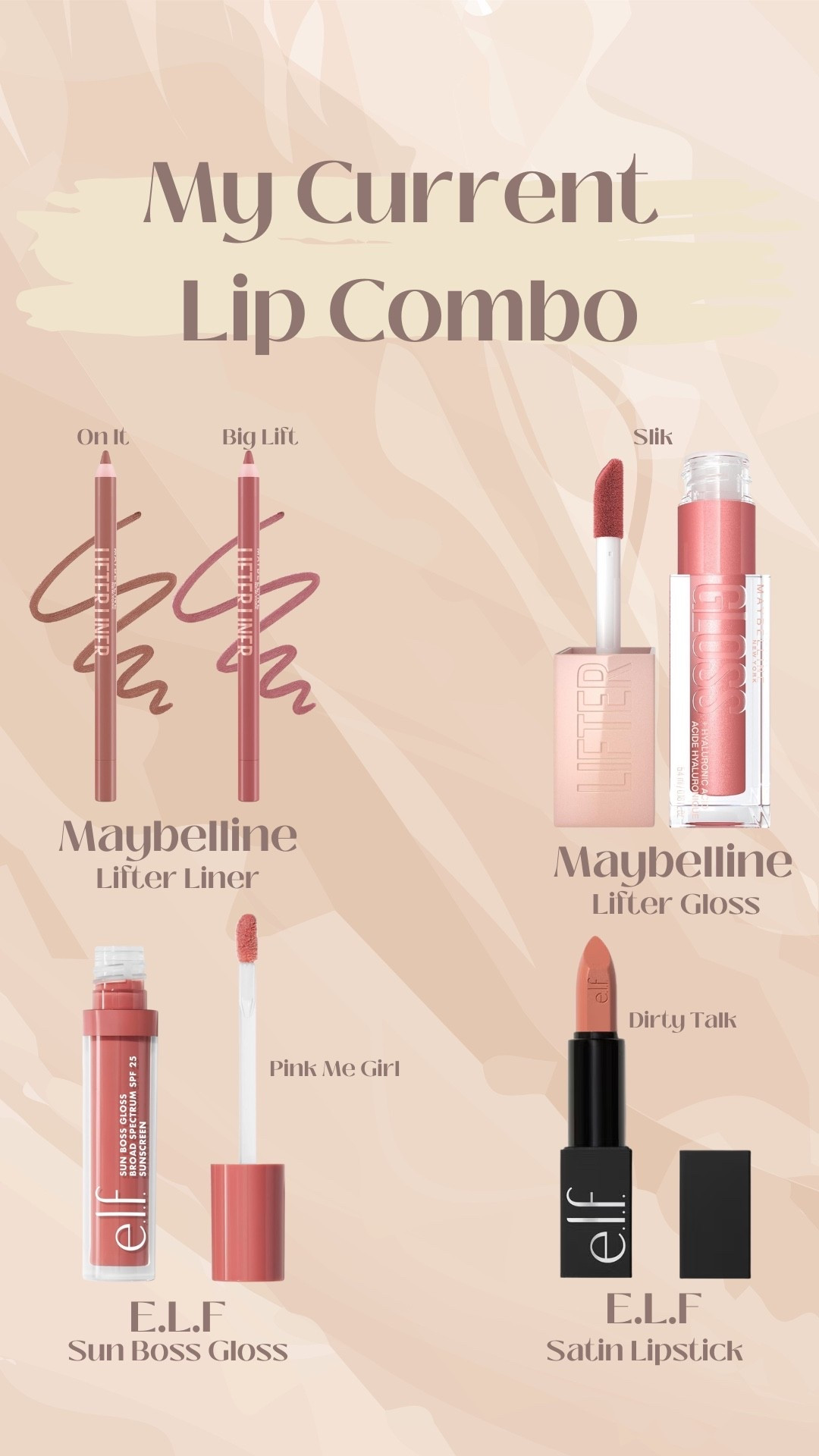 	My current lip combo! Been reaching for this non stop! Layering is literally my fave! 

#LTKStyleTip #LTKBeauty #LTKOver40