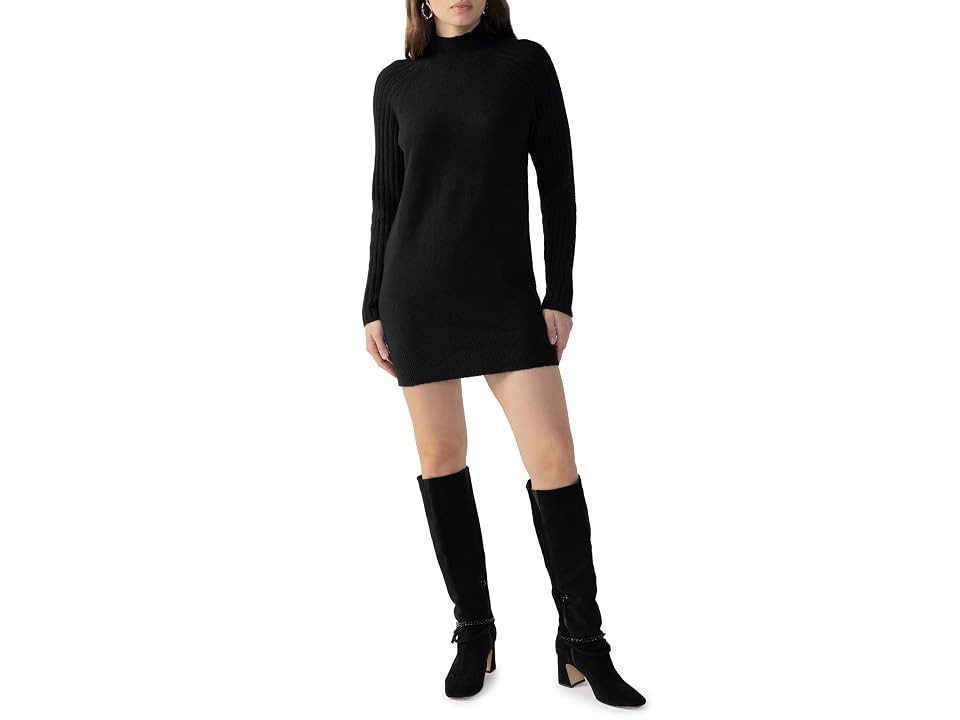 Sanctuary Day To Day Sweaterdress Women's Dress Black : MD (US 8), Acrylic/Cotton/Polyester | Zappos