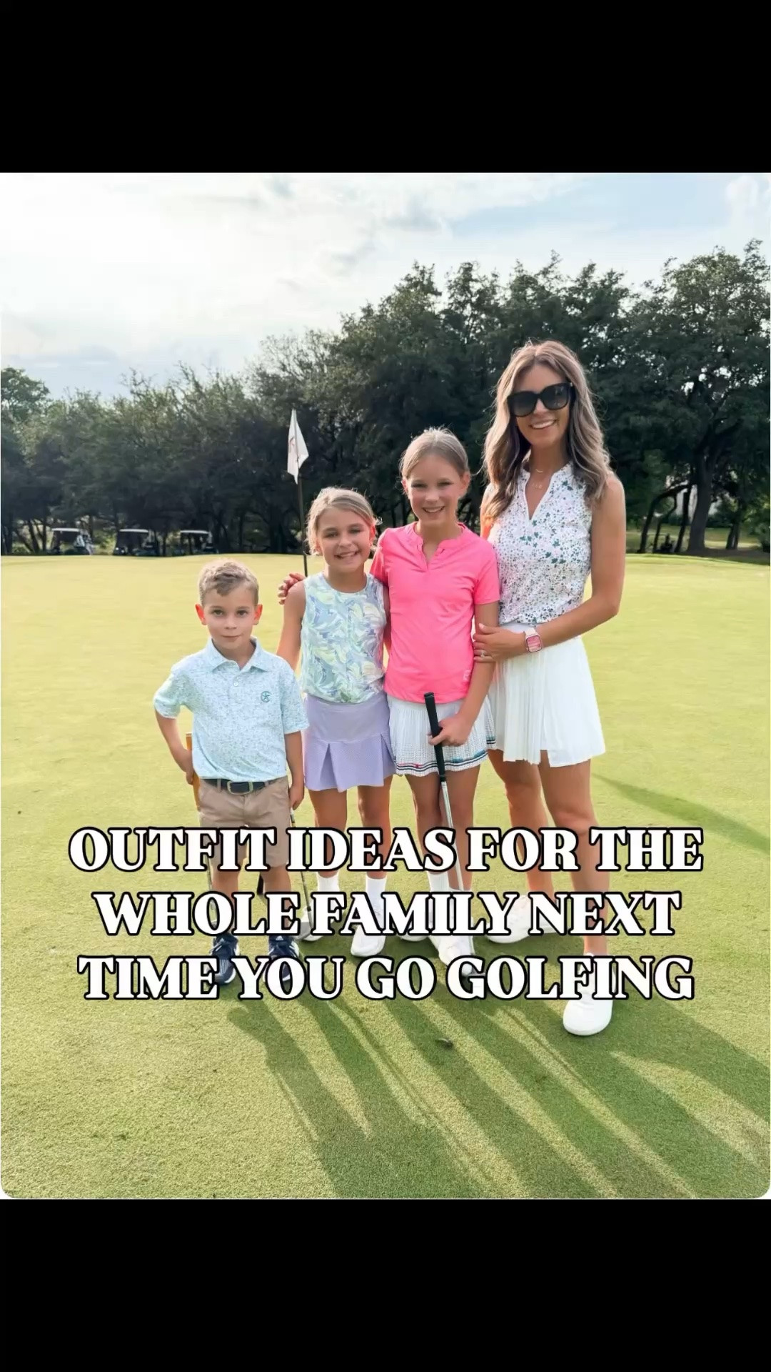 Summer golfing outfit inspo! Linked what me, Brett, and the kids are constantly wearing!!

#LTKdayinmylife #LTKootd #LTKmomlife