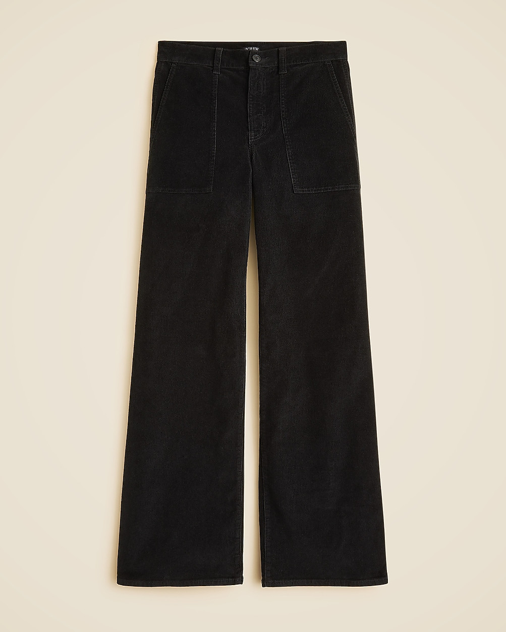 Tall camp-pocket wide-leg pant in stretch corduroy | J. Crew US