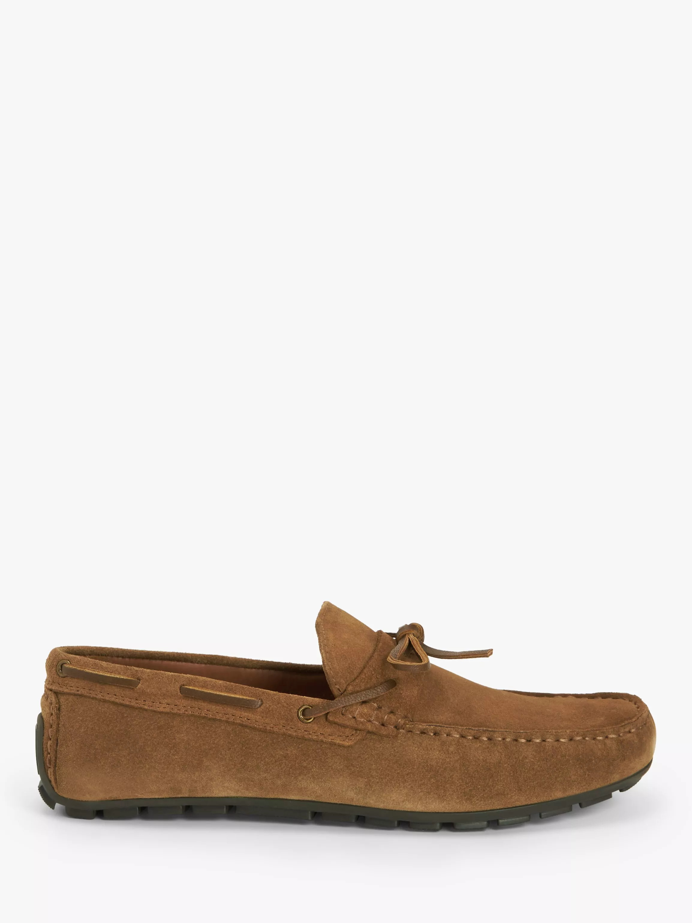 John LewisSuede Lace Up Moccasins, Dark Tan | John Lewis (UK)