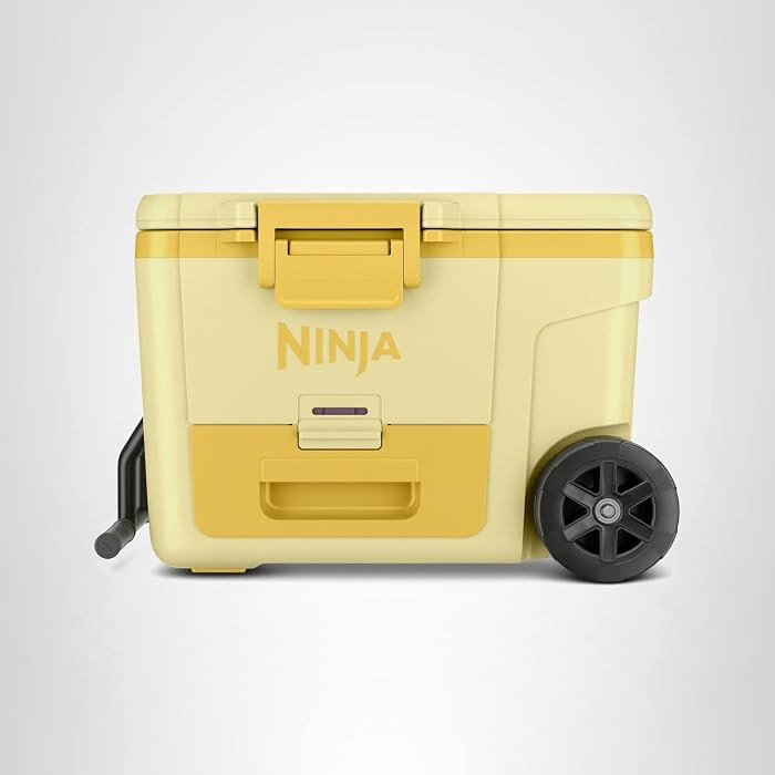 Ninja FrostVault 45QT Cooler with Wheels | Insulated with Temp Dry Storage Drawer | Keeps Ice Col... | Amazon (US)