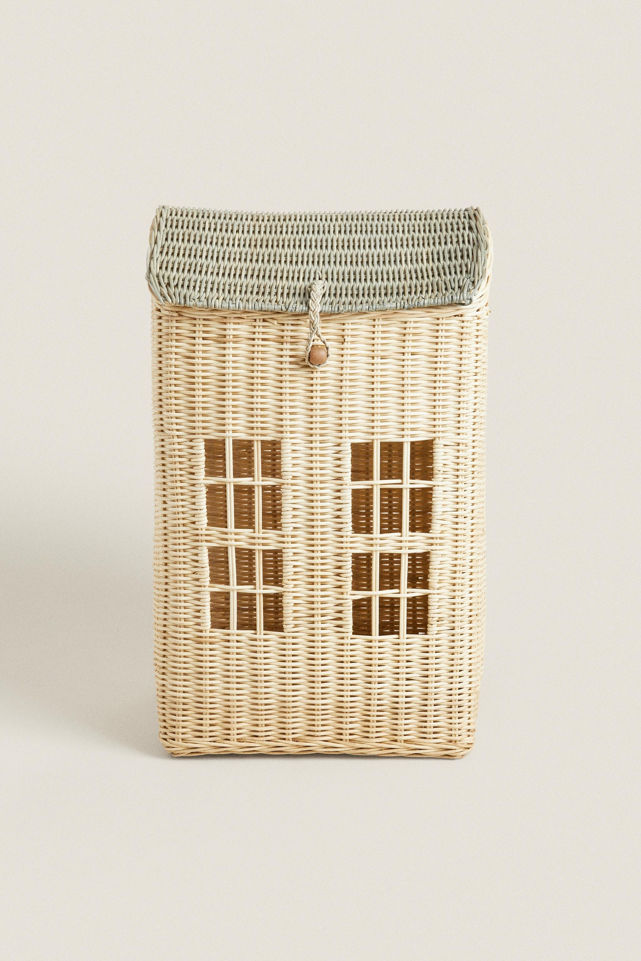 KIDS’ RATTAN HOUSE BASKET | Zara US