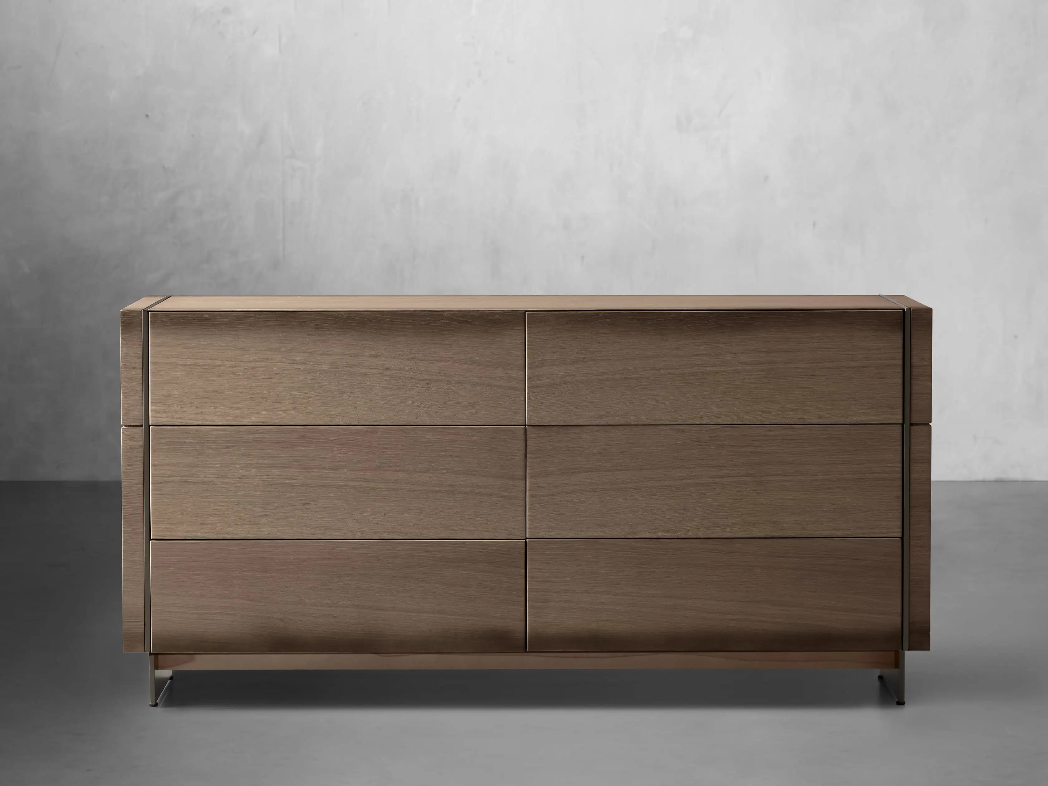 Mihaela Six Drawer Dresser in Chestnut | Arhaus