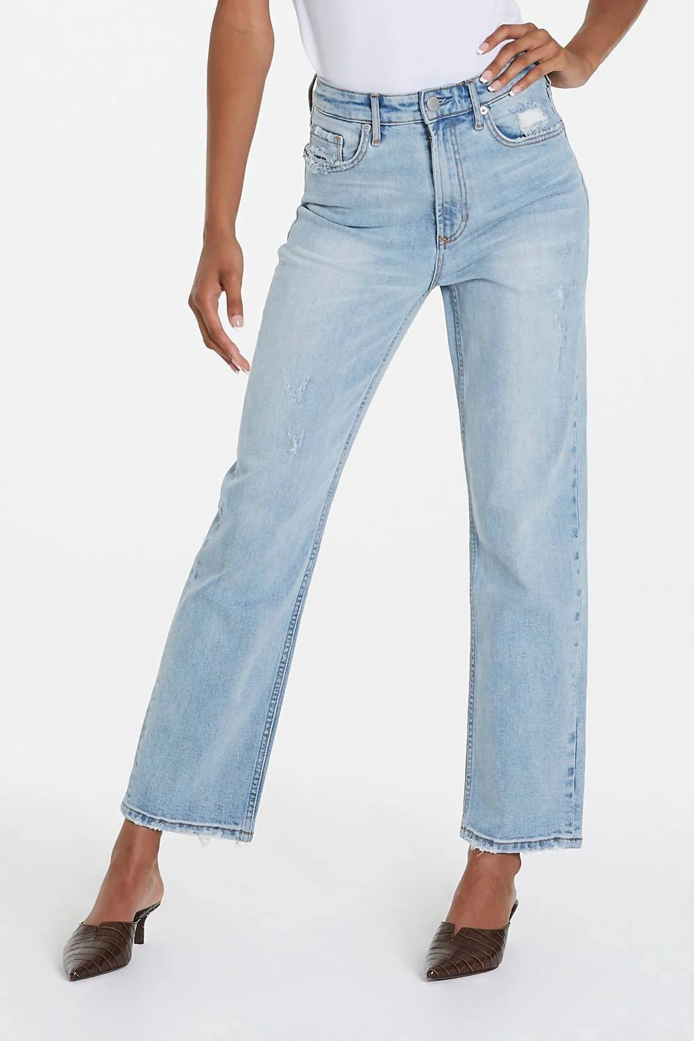 90's Ultra High Rise Denim In Calabasas | Shop Simon