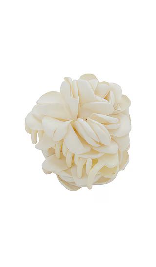 Peony Flower Claw Clip in Ivory | Revolve Clothing (Global)