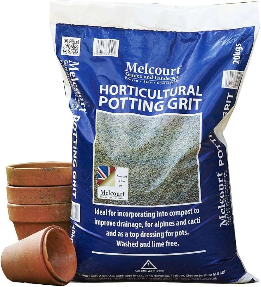 Suregreen Melcourt Horticultural Potting Grit | 20kg | Washed Lime-Free Fine Grit | 1–4mm | Cac... | Amazon (UK)