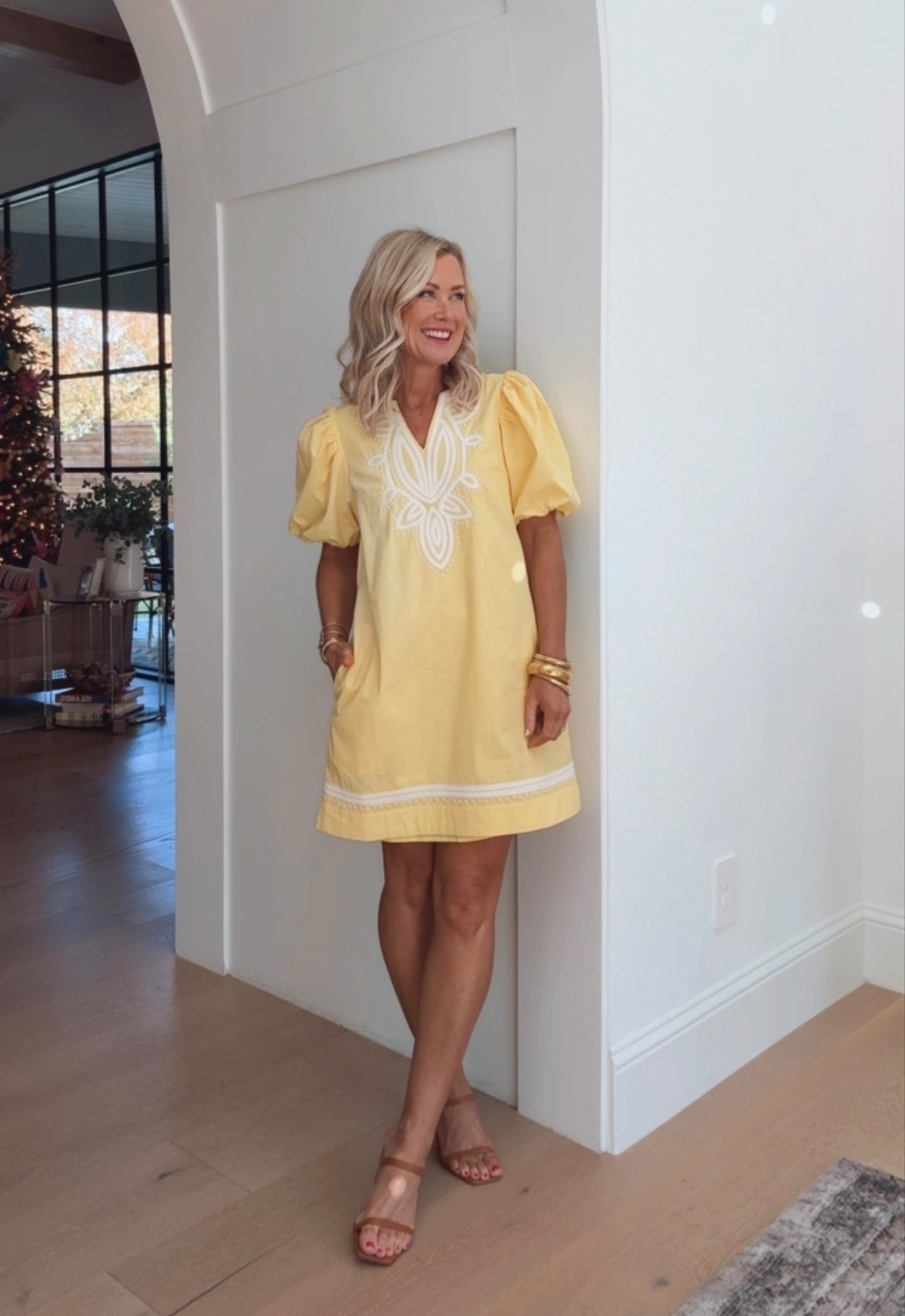 Never too early for resort wear! 🌴

Darling cotton dress either embroidery & fully-lined (did I mention pockets?!) runs a little small/short, I sized up to a small 

#LTKFindsUnder100 #LTKOver40