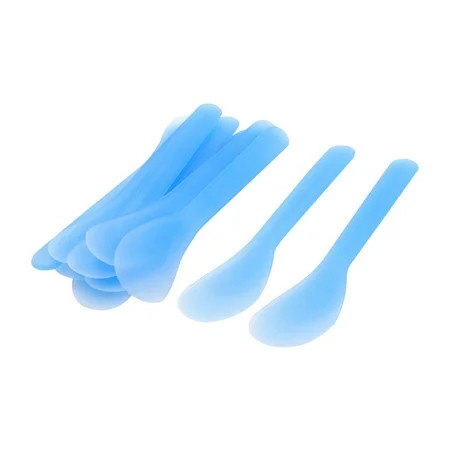 Woman Cosmetic Tool Blue Plastic Facial Mask Spatula Stick Brush 10pcs | Walmart (US)