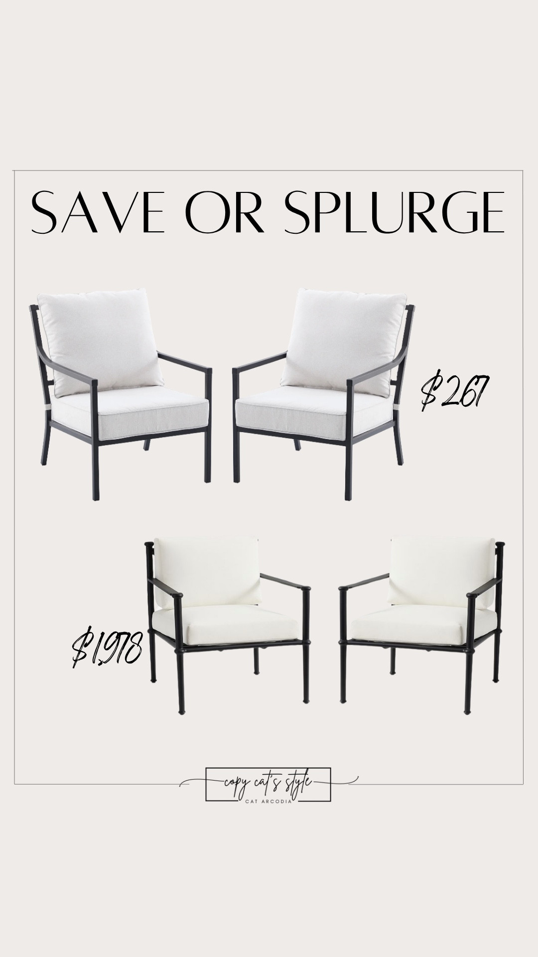 Walmart outdoor finds that look like Pottery Barn. Walmart outdoor chairs. White outdoor chairs. 

#LTKHome #LTKSaleAlert