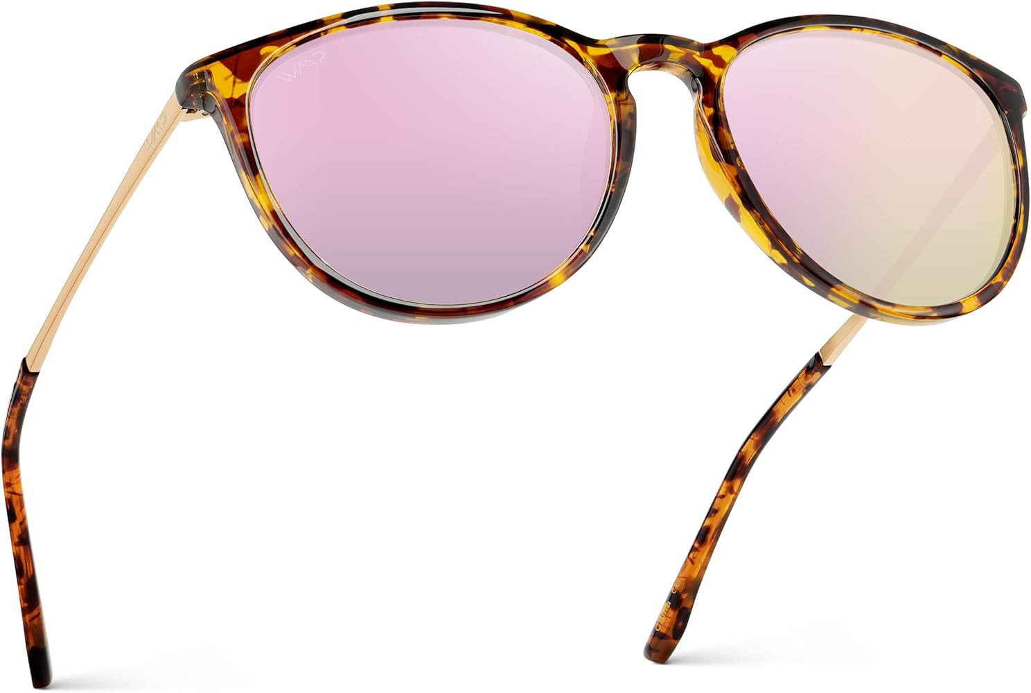 WearMe Pro Women's Round Sunglasses with Polarized UV Protection, Trendy Retro Designer Style | Amazon (US)