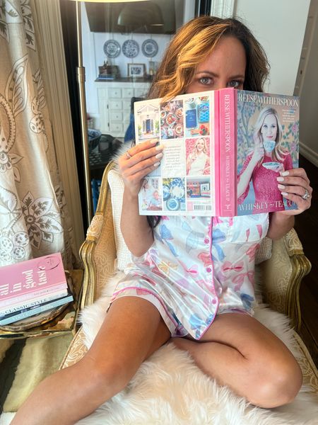 Bow pajamas and a good book for Saturday. 🎀📖 These bow pajamas from Amazon are adorable & also come in a long sleeve & pants version  

#LTKfindsunder50 #LTKGiftGuide #LTKstyletip