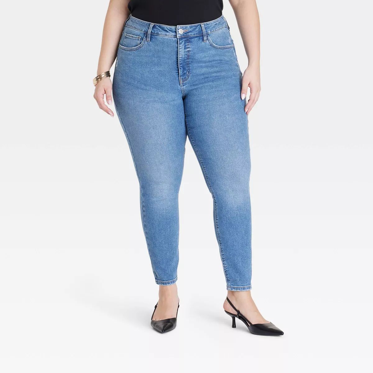 Women's High-Rise Skinny Jeans - Ava & Viv™ | Target