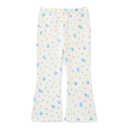 Wonder Nation Toddler Girls Fleece Flare Pants, Sizes 12M-5T | Walmart (US)