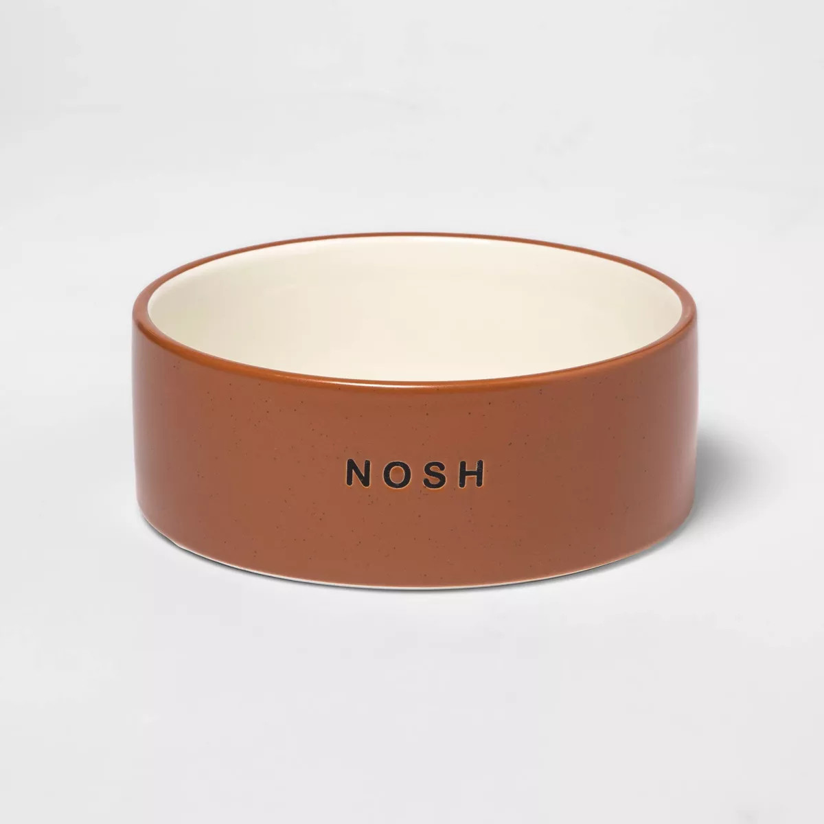 Ceramic Dog Food Bowl - Brown - 4 cups - Boots & Barkley™ | Target