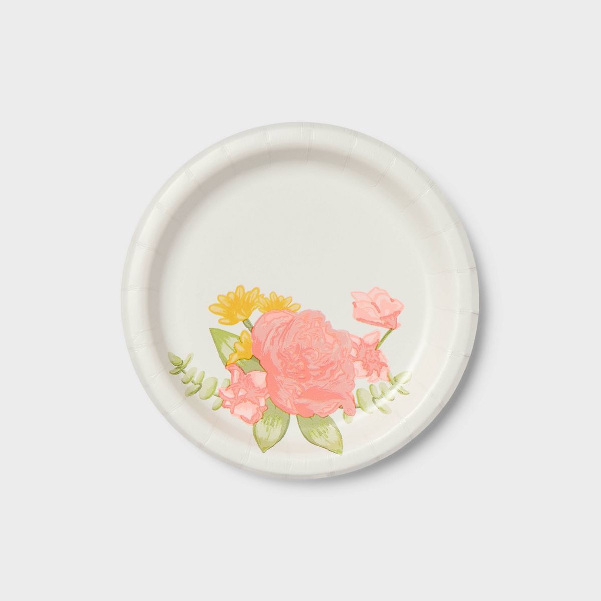 6.75" 10ct Floral Snack Plates - Spritz™ | Target