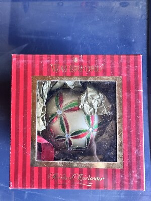 Waterford Holiday Heirlooms Renaissance Starburst Ball Ornament | eBay US