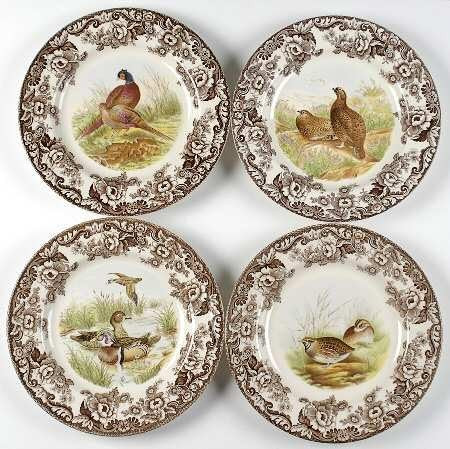 Spode Woodland 10.5" Dinner plates Set of 4 | Amazon (US)