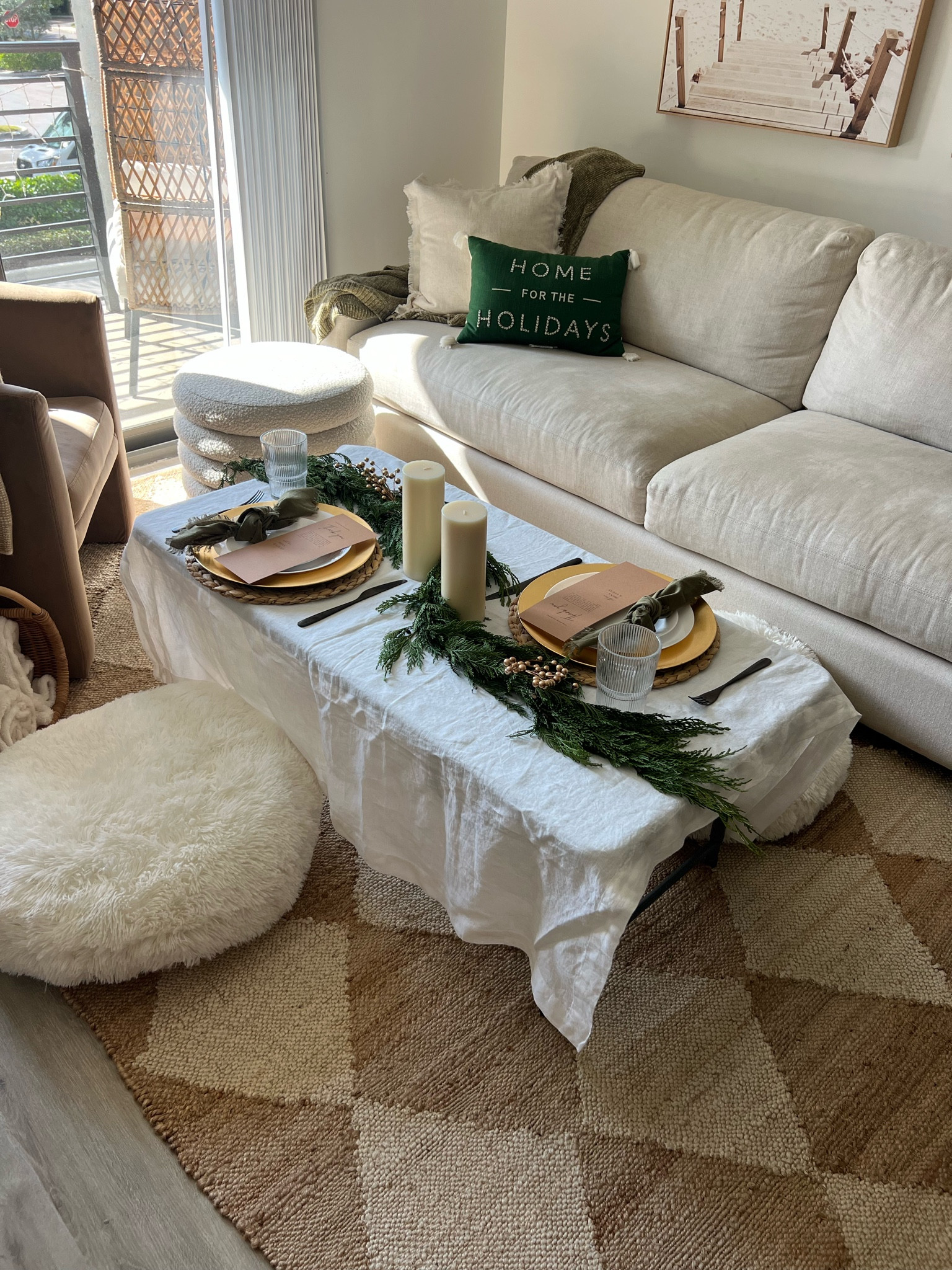 Cute dinner setting for two at home! 

#LTKSeasonal #LTKHoliday #LTKParties