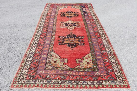 Turkish Rug,  10.9'x5.3', Vintage Rug, Anatolian Rug, Organic Rug, Large Rug, Area Rug, Handmade ... | Etsy (US)