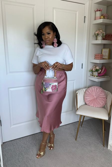 Pink Is My Fav Color. Super simple outfit for brunch or a derby event. The skirt and shirt are older but tagged similar styles. Exact lip color is cotton candy but currently sold out. 

#LTKover40 #LTKstyletip
