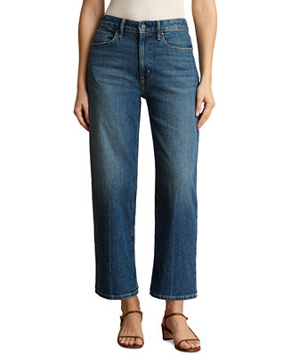 Women's High-Rise Relaxed-Fit Straight-Leg Jeans, 26" Inseam | Macy's