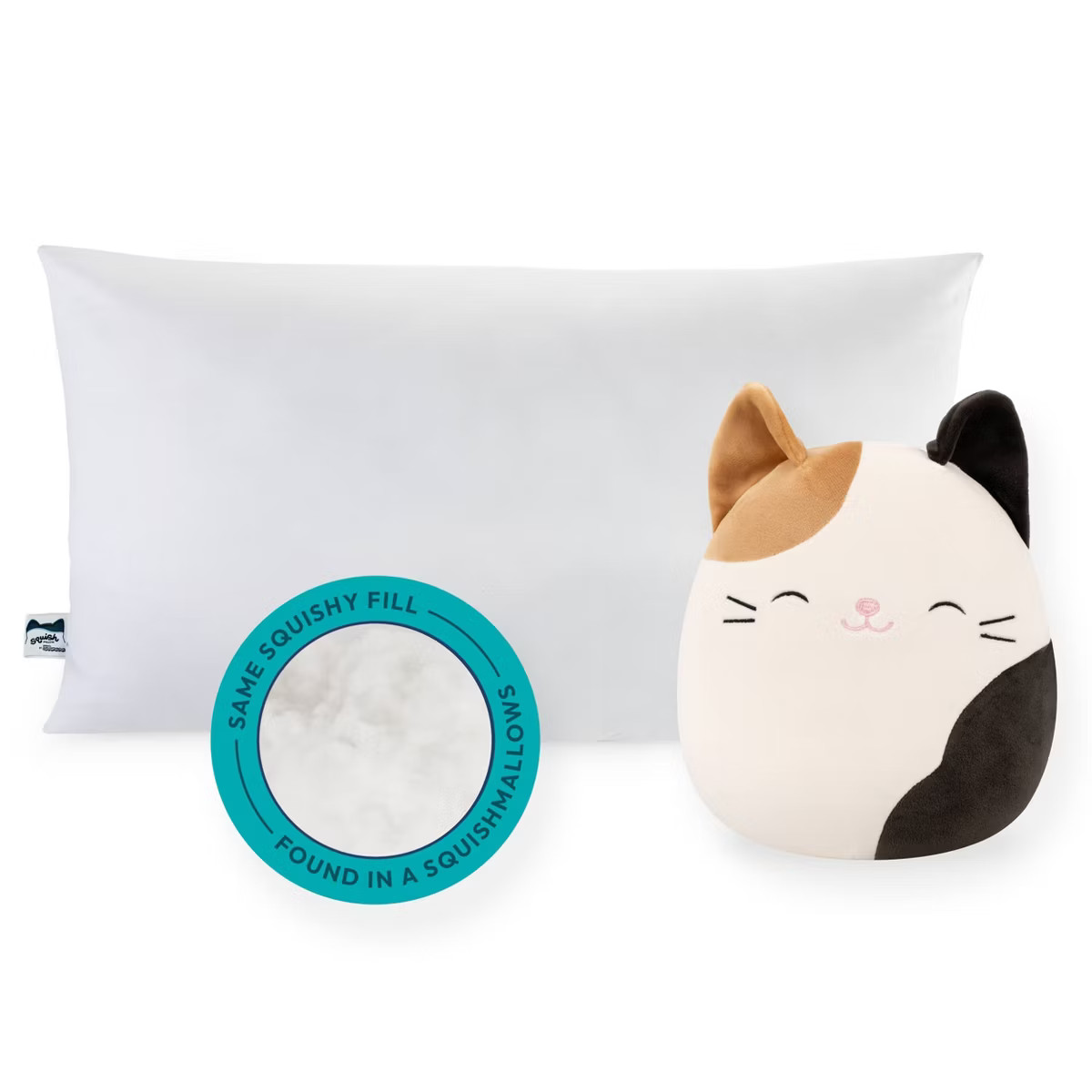 SquishPillow by Original Squishmallows Firm Bed Pillow and Ultra Soft Pillowcase Cover | Target
