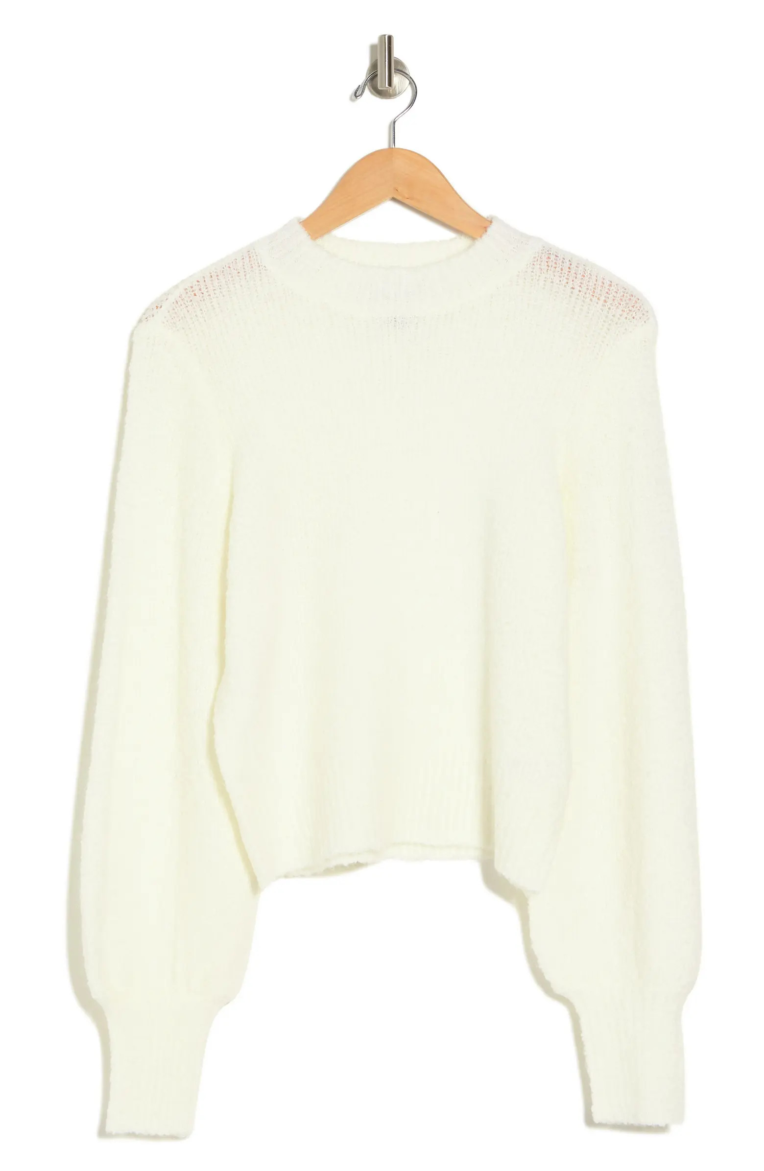 Jane Crop Balloon Sleeve Sweater | Nordstrom Rack