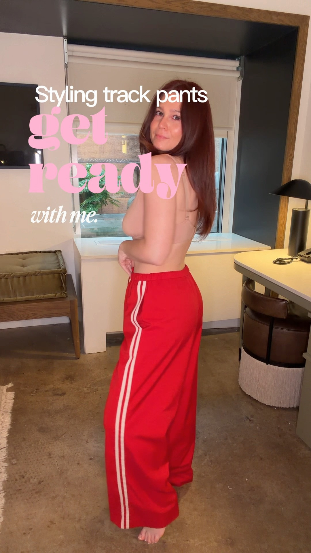 Track pants styled for the perfect spring day. 
Meundies bra wearing med use code BRANDI30 for 30% off discount.

#LTKgrwm #LTKootd #LTKPetite