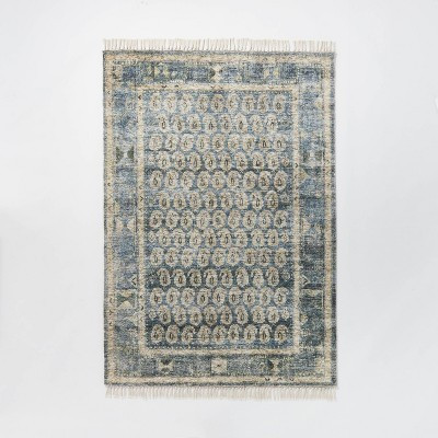 7'x10' Lost Creek Printed Paisley Rug Blue - Threshold™ designed with Studio McGee | Target