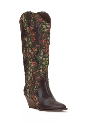 Jessica Simpson Women's Zaikes Floral Western Boots | Belk