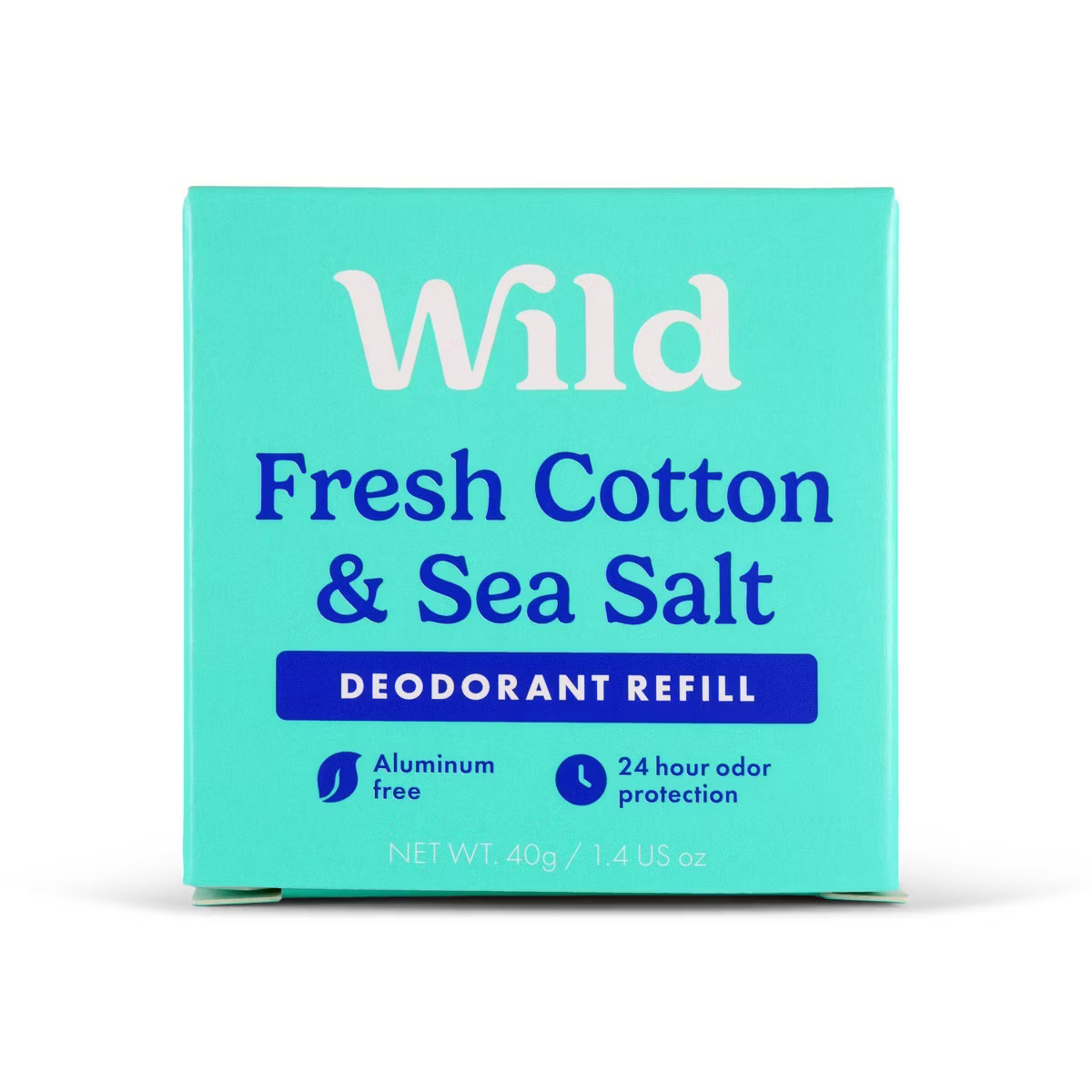 Wild Cosmetics - Fresh Cotton & Sea Salt - Aluminum Free Deodorant Refill - 1.4oz | Target