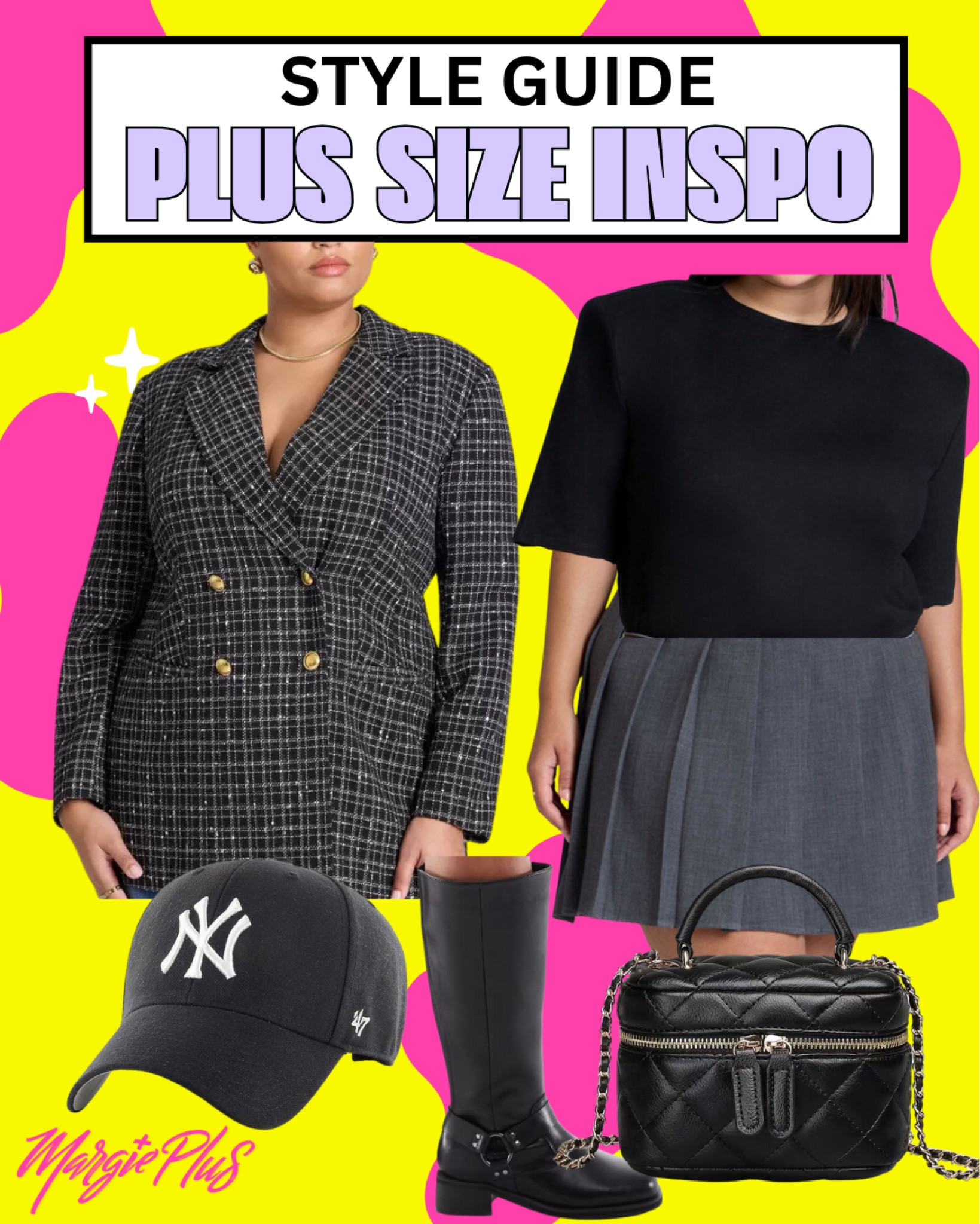 PLUS SIZE Style Inspo for the day serving school girl with a twist. These wide calf boots are so comfortable and the tweed blazer takes it to the next level!  

#LTKPlusSize #LTKStyleTip #LTKGiftGuide