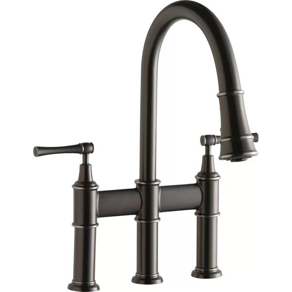 LKEC2037AS Explore Pull Down Bridge Faucet | Wayfair Professional