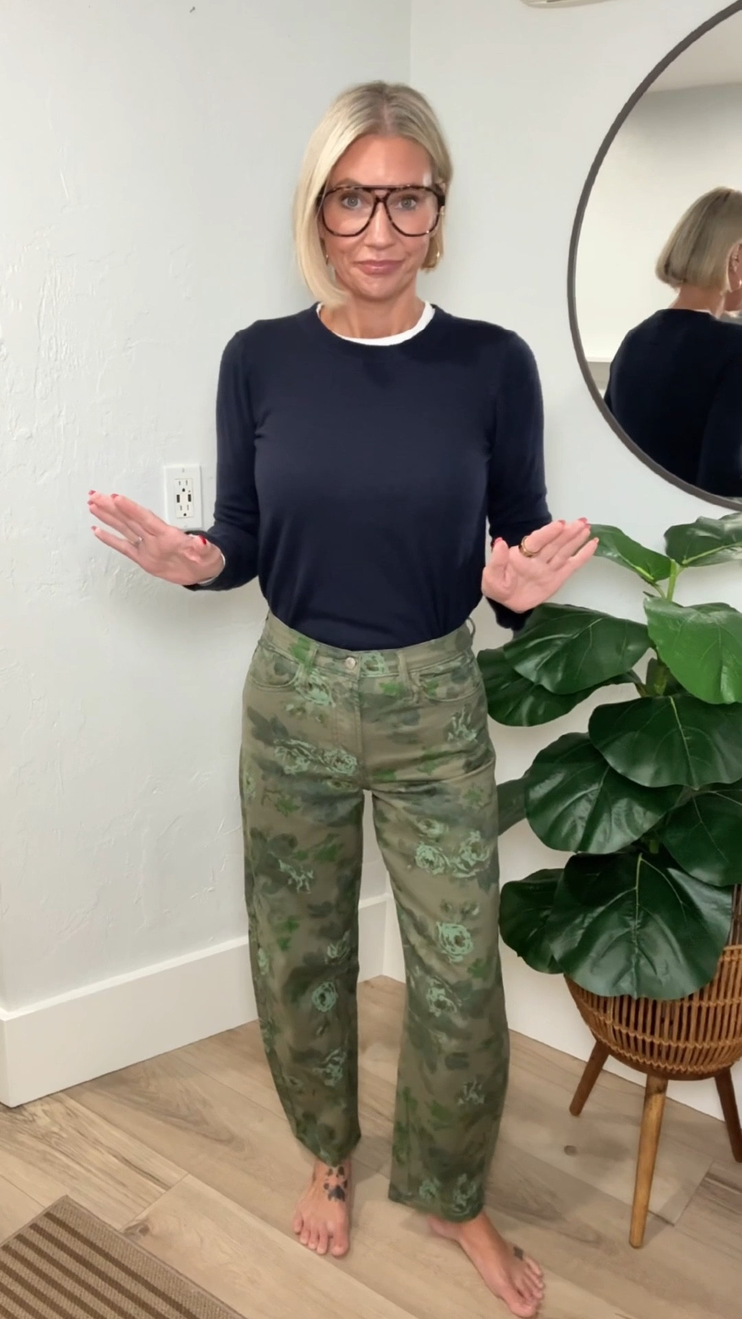 These Floral Barrel Jeans are the perfect statement piece for Spring!! They fit tts, I’m wearing a 2. 

#LTKfindsunder100 #LTKover40 #LTKstyletip

#LTKVideo #LTKover40 #LTKstyletip