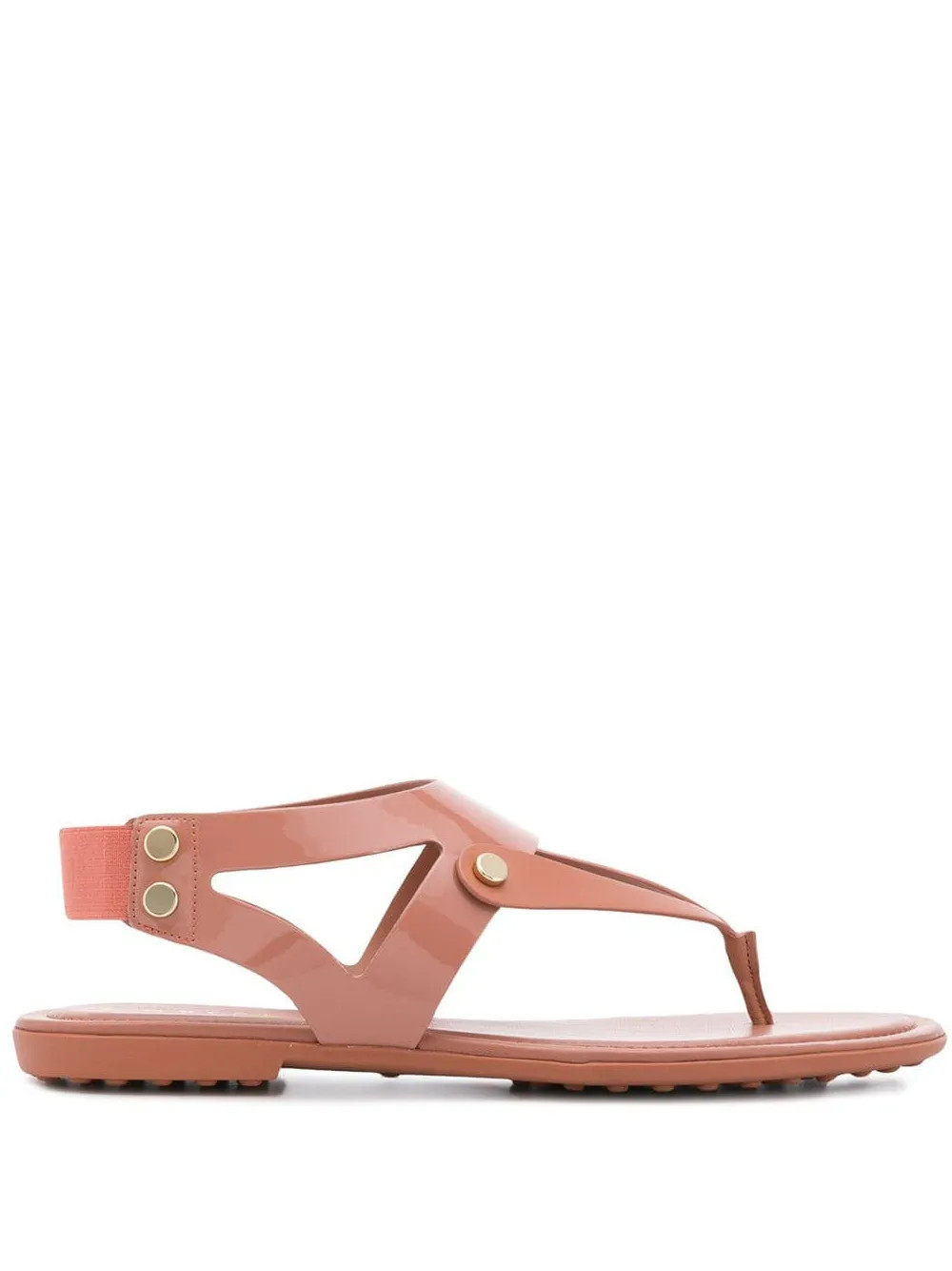 Tod's thong sandals - Pink | Farfetch Global