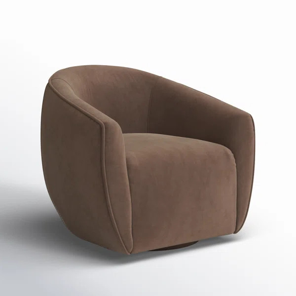 Layla Upholstered Swivel Barrel Chair | Joss & Main