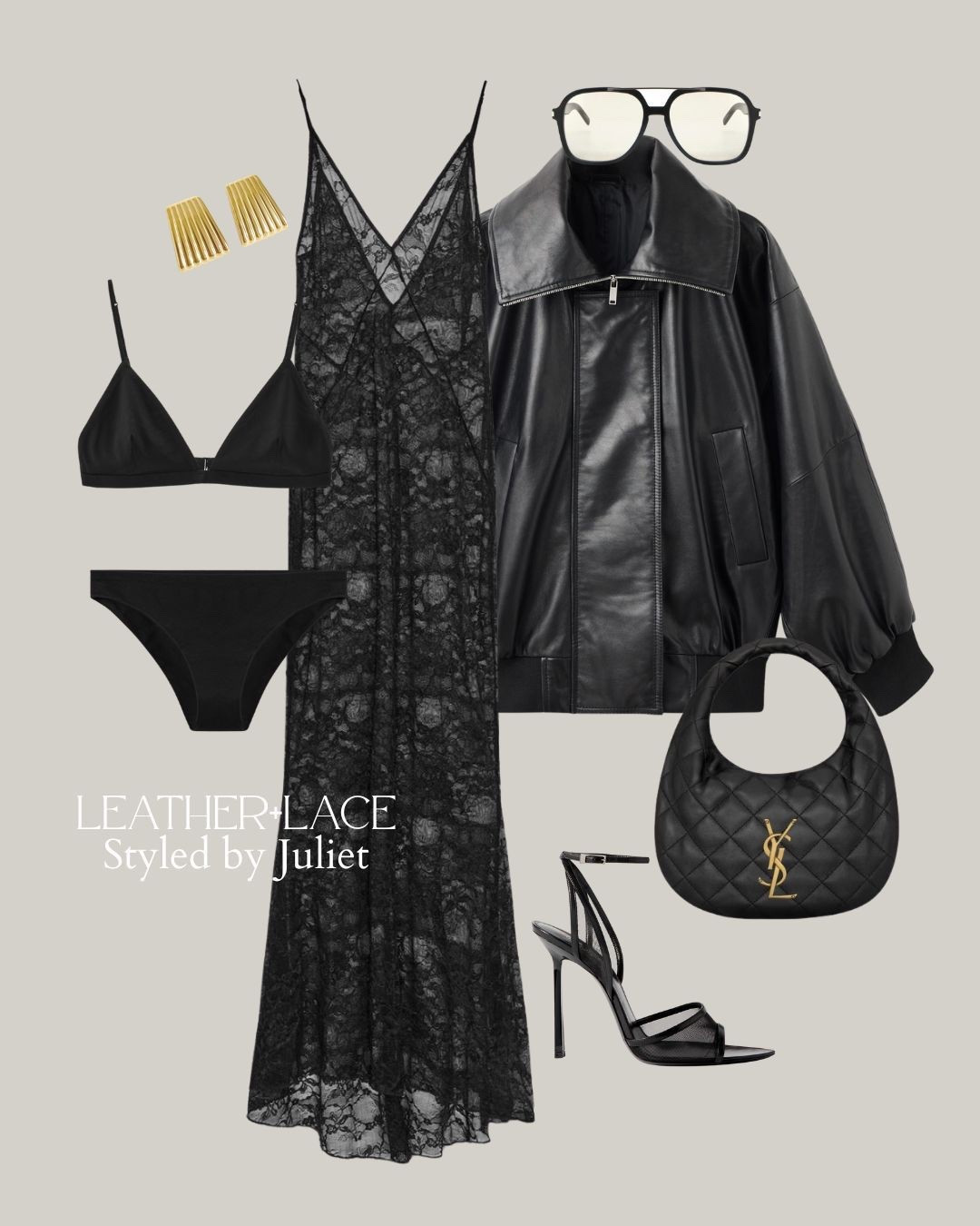 How to wear leather+lace (lace dress)

#LTKNYFW #LTKSeasonal