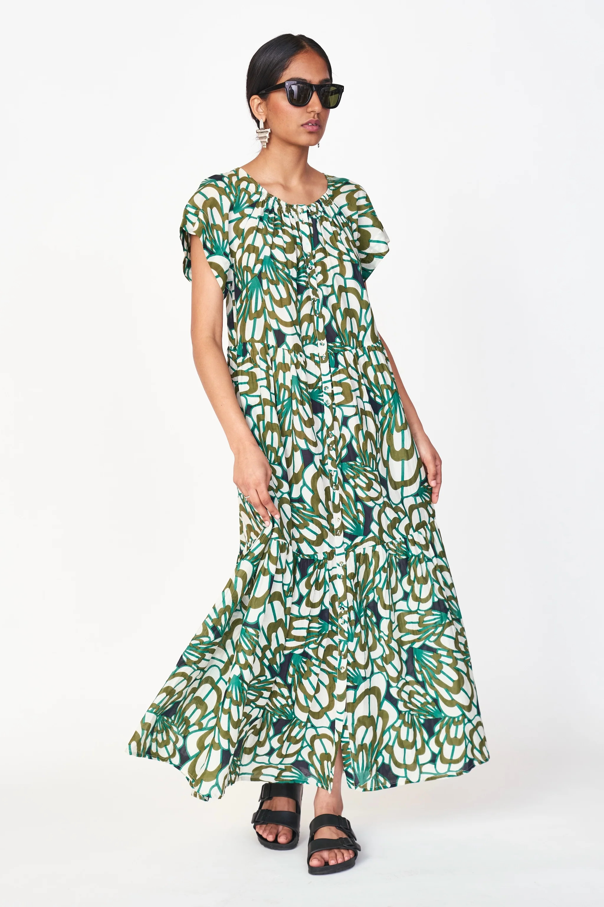 Vienna Maxi in Moss Shell | MIRTH