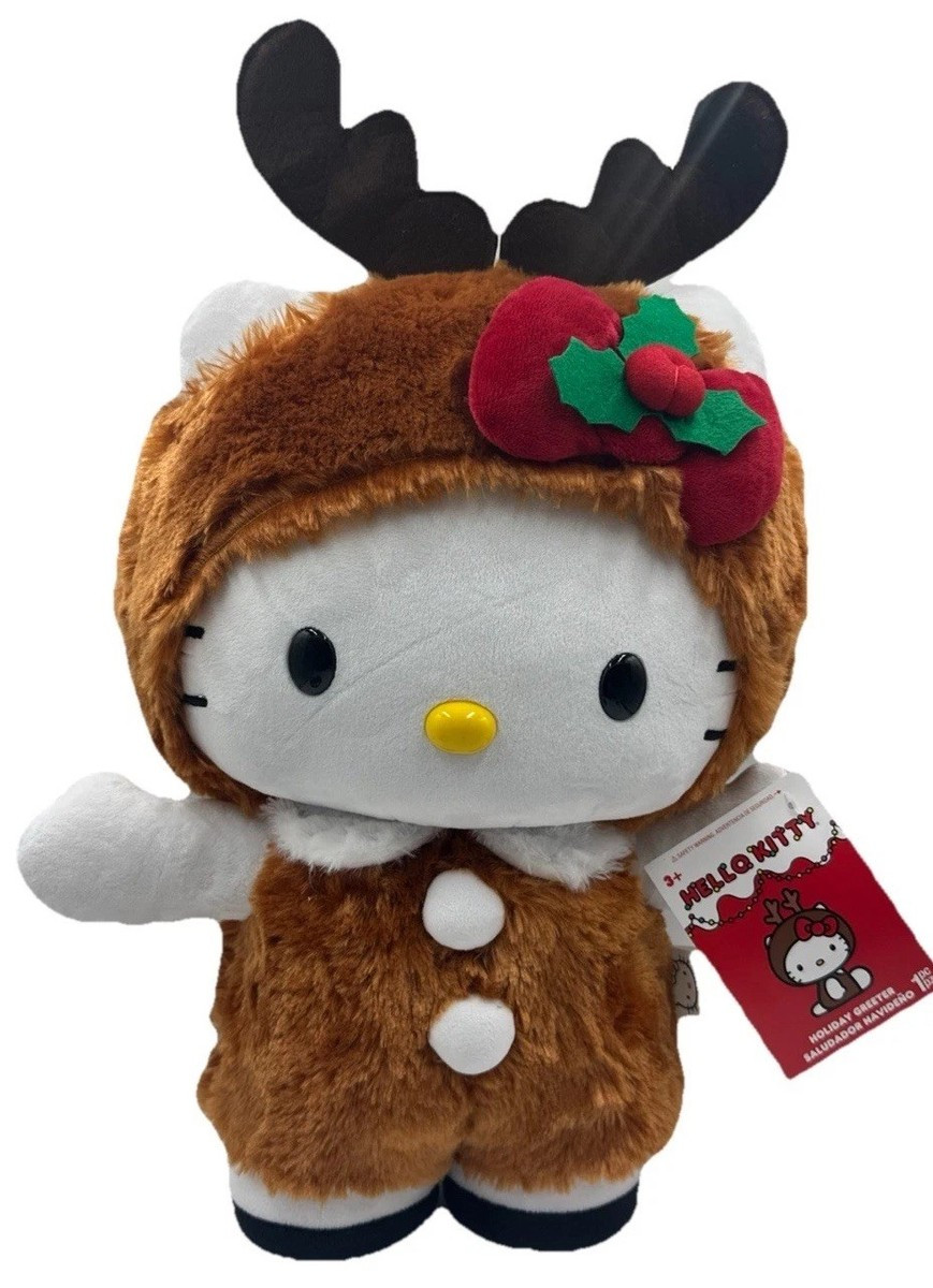 Hello Kitty Holiday Greeter Plush Reindeer 20” Sanrio Christmas 2025 Gemmy NWT | eBay US