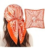 1 Pcs 27.5" Women Head Scarf Silk Like Stain Bandana Sleeping Hair Wrap Hair Scarf for Women | Amazon (US)