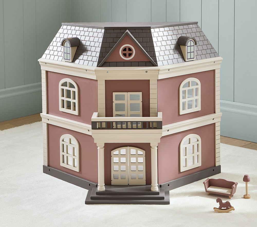 La Belle Maison Furnished French Corner Dollhouse | Pottery Barn Kids