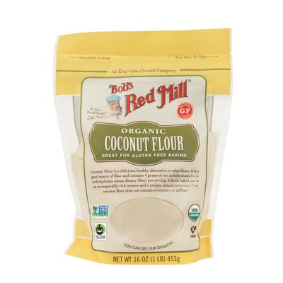 Bob's Red Mill Gluten Free Organic High Fiber Coconut Flour - 16oz | Target