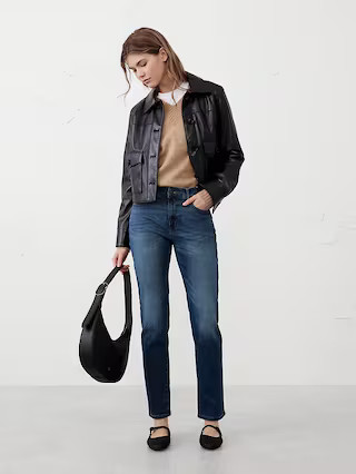 Soft Luxe Turtleneck Top | Banana Republic Factory