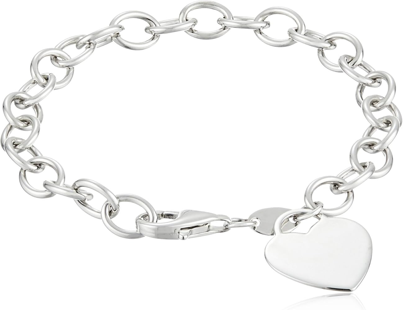 Amazon Essentials Heart-Tag Bracelet (previously Amazon Collection) | Amazon (US)