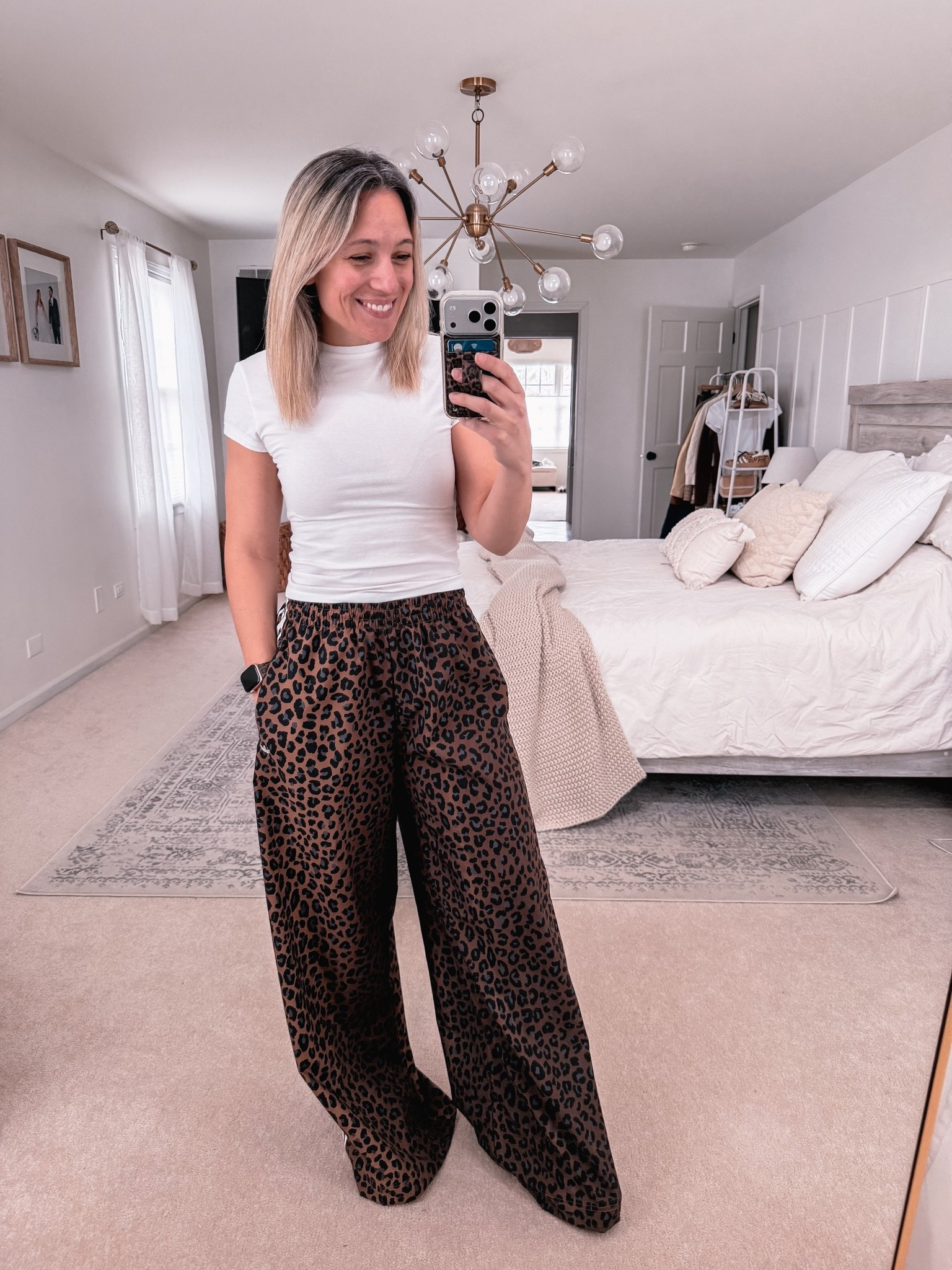 My go too track pants. 

Leopard track pants. 

#LTKActive #LTKootd #LTKmomlife